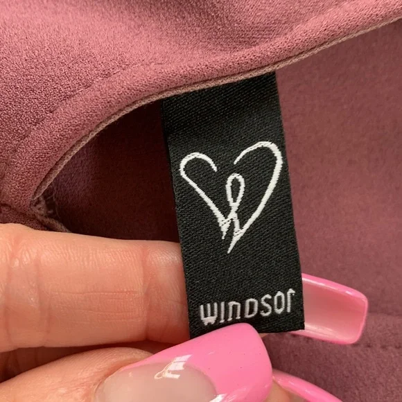 👗Windsor Strappy Mini Dress Mauve Color Size S👗 - Picture 6 of 9